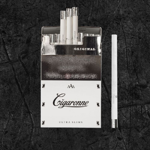 Cигареты Сигарон Ультра Слимс Белый (Cigaronne Ultra Slims White)