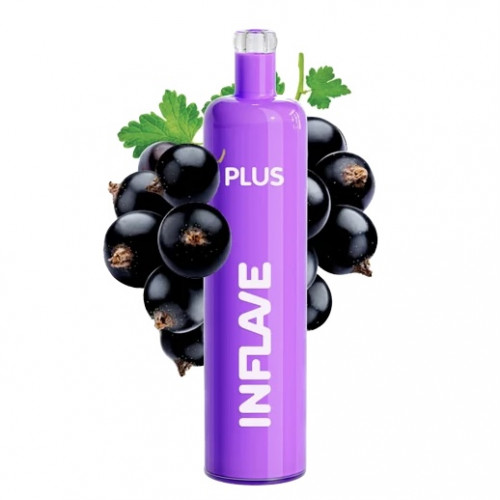 Электронная сигарета Inflave Plus 2200 затяжек Чёрная Смородина